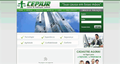 Desktop Screenshot of cepjur.com.br